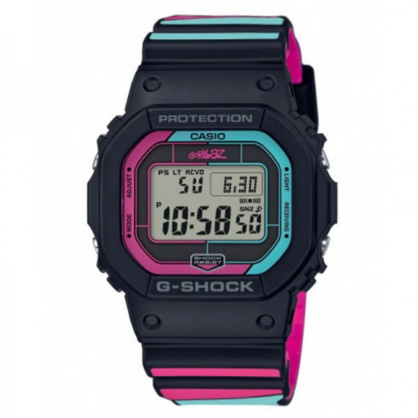 Rokas pulkstenis Casio G-SHOCK GORILLAZ GW-B5600GZ-1ER Rokas pulkstenis Casio G-SHOCK GORILLAZ GW-B5600GZ-1ER