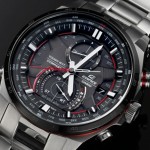 Wristwatch Casio EDIFICE Solar Radio Controlled EQW-A1200DB-1AER Wristwatch Casio EDIFICE Solar Radio Controlled EQW-A1200DB-1AER