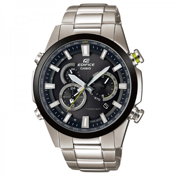 Wristwatch Casio EDICE Solar Radio Controlled EQW-T640DB-1AER Wristwatch Casio EDICE Solar Radio Controlled EQW-T640DB-1AER