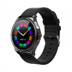 Rokas pulkstenis Karen M R26 LEATHER BLACK