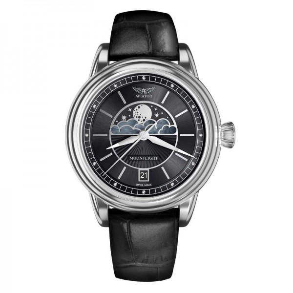 Wristwatch AVIATOR Douglas Moonflight V.1.33.0.252.4 Wristwatch AVIATOR Douglas Moonflight V.1.33.0.252.4