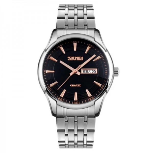 Rokas pulkstenis Skmei 9125CS black steel