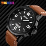 Wristwatch Skmei 9115CL black brown band