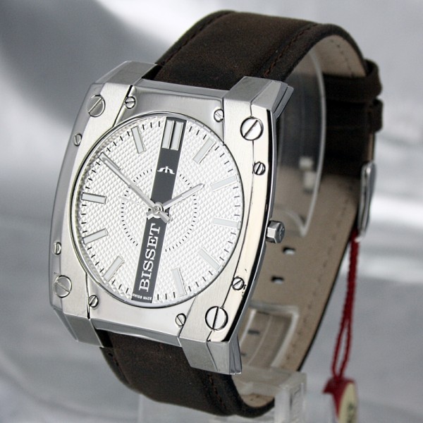 Rokas pulkstenis BISSET Eleven M6M BSCC82 MS WHB BR