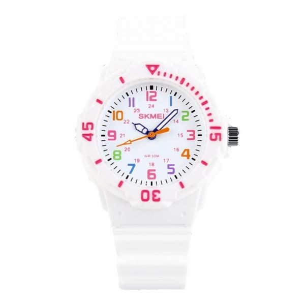Rokas pulkstenis SKMEI AD1043C Kids White 