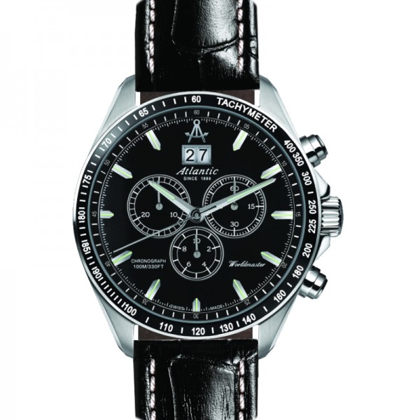 Часы ATLANTIC Worldmaster Big Date Chronograph 55460.47.62