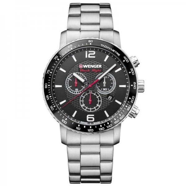 Rokas pulkstenis WENGER ROADSTER BLACK NIGHT CHRONO 01.1843.103