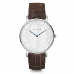 Rokas pulkstenis Millner Regents · Silver Brown