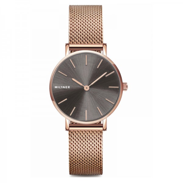 Rokas pulkstenis Millner Mini · Rose Graphite