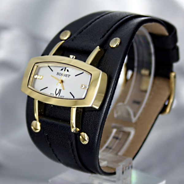 Wristwatch BISSET BS25C08 LG WH BK Wristwatch BISSET BS25C08 LG WH BK
