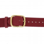 Watch strap BISSET BSAE04 Burgundy