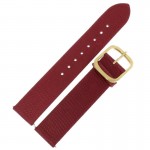 Watch strap BISSET BSAE04 Burgundy