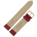 Watch strap BISSET BSAE04 Burgundy