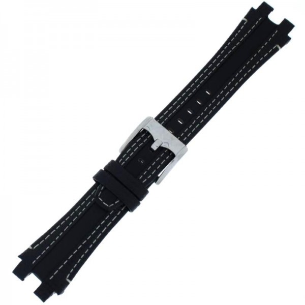 Pulksteņu siksniņa BISSET BSAD25 black