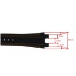 Ремешок для часов BISSET BSAD25 black