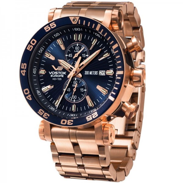 Wristwatch Vostok Europe Energia Rocket VK61-575B590BR2