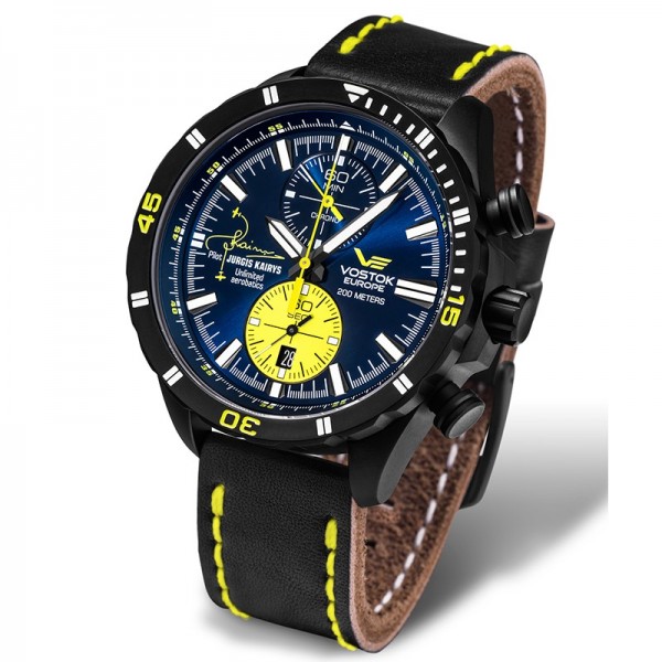 Часы Vostok-Europe „Pilot Jurgis Kairys. Unlimited Acrobatics“ - 6S11-320J362