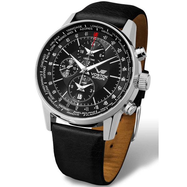 Wristwatch Vostok Europe Gaz-14 Limousine World Timer/Alarm YM26-560A254 Wristwatch Vostok Europe Gaz-14 Limousine World Timer/Alarm YM26-560A254