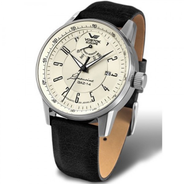 Wristwatch Vostok Europe Gaz-14 Limousine Power Reserve YN85-560A518 Wristwatch Vostok Europe Gaz-14 Limousine Power Reserve YN85-560A518