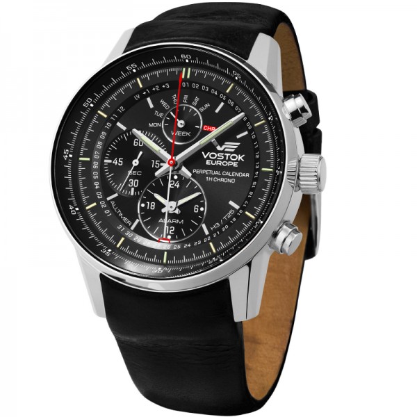 Wristwatch Vostok Europe Limousine Alltimer Mens Chrono YM86-565A287