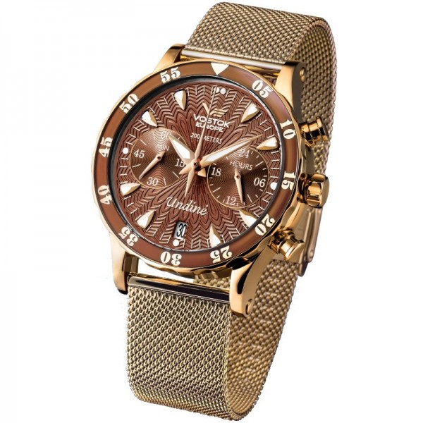 Wristwatch Vostok Europe Undinė VK64-515B569BR