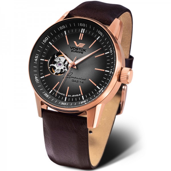 Wristwatch Vostok Europe GAZ-14 Limousine Open Balance NH38-560B602 Wristwatch Vostok Europe GAZ-14 Limousine Open Balance NH38-560B602