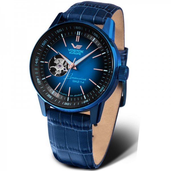 Wristwatch Vostok Europe GAZ-14 Limousine Open Balance NH38-560D603 Wristwatch Vostok Europe GAZ-14 Limousine Open Balance NH38-560D603