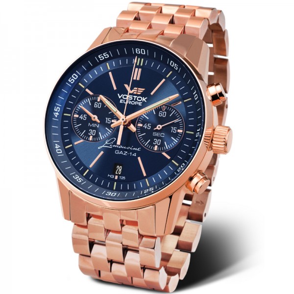 Wristwatch Vostok Europe Gaz-14 Limousine GTLS Chrono 6S21-565B596BR Wristwatch Vostok Europe Gaz-14 Limousine GTLS Chrono 6S21-565B596BR